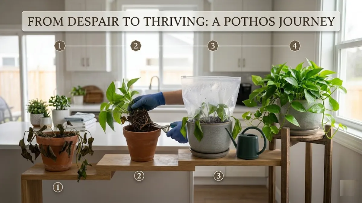 From Dead to Thriving: Indoor Plant Recovery Story Explained