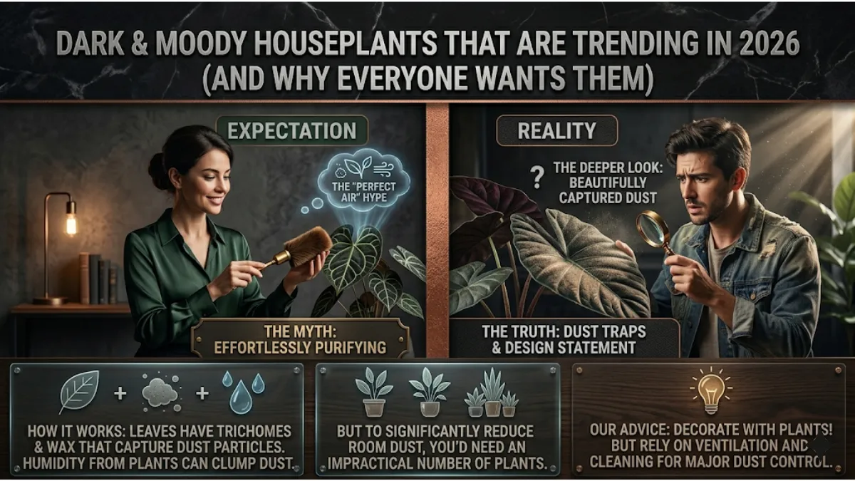 Dark & Moody Houseplants That Are Trending in 2026 (And Why Everyone Wants Them)