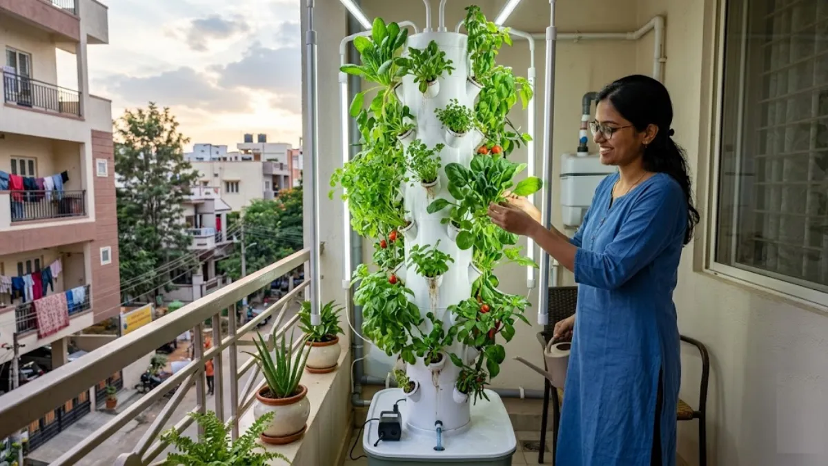 No Space? No Problem. Why Vertical Hydroponic Growing Is Changing Indian Homes