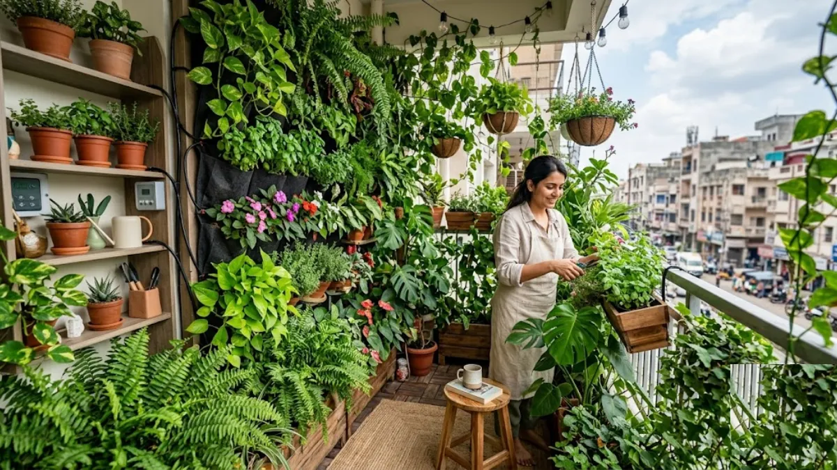 Tiny Balcony? Build a Smart Vertical Garden That Feels Like a Mini Jungle 