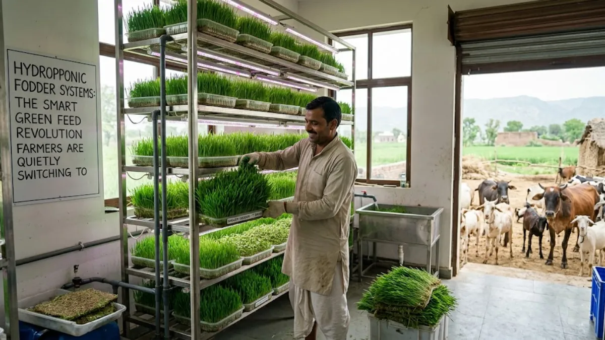 Hydroponic Fodder Systems: The Smart Green Feed Revolution Farmers Are Quietly Switching To