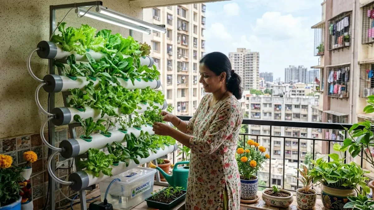 Hydroponics for Indian Apartments: The Tiny Farming Revolution Nobody Expected
