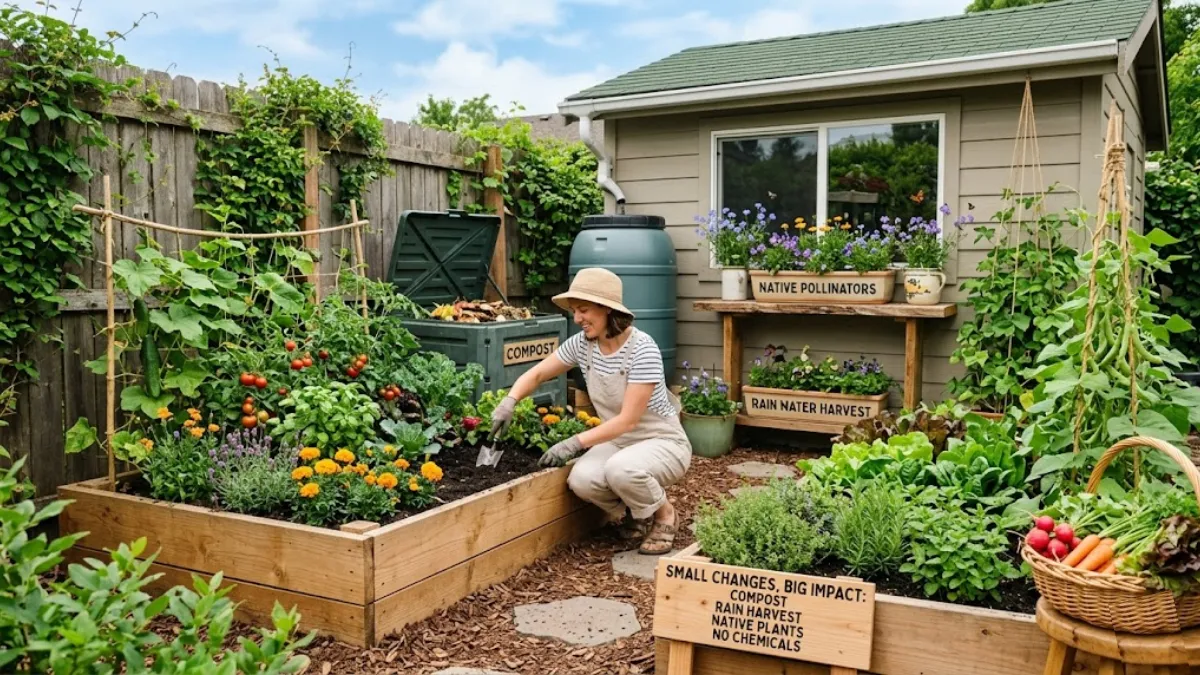 Sustainable & Eco-Friendly Gardening: Small Changes That Save Your Garden & Planet
