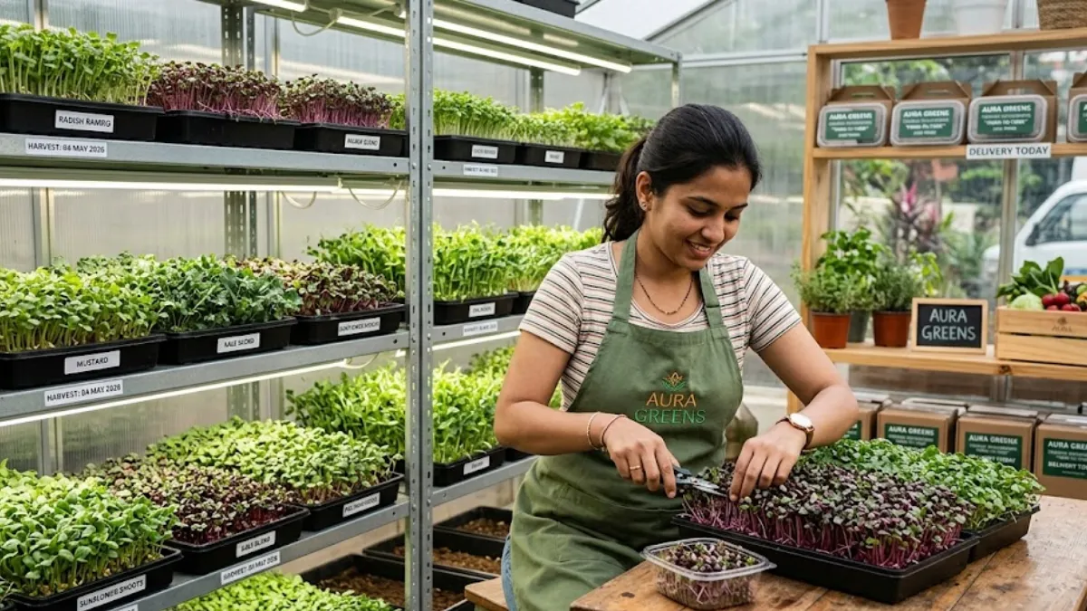 Microgreens Farming: The “Farm-to-Fork” Trend for 2026