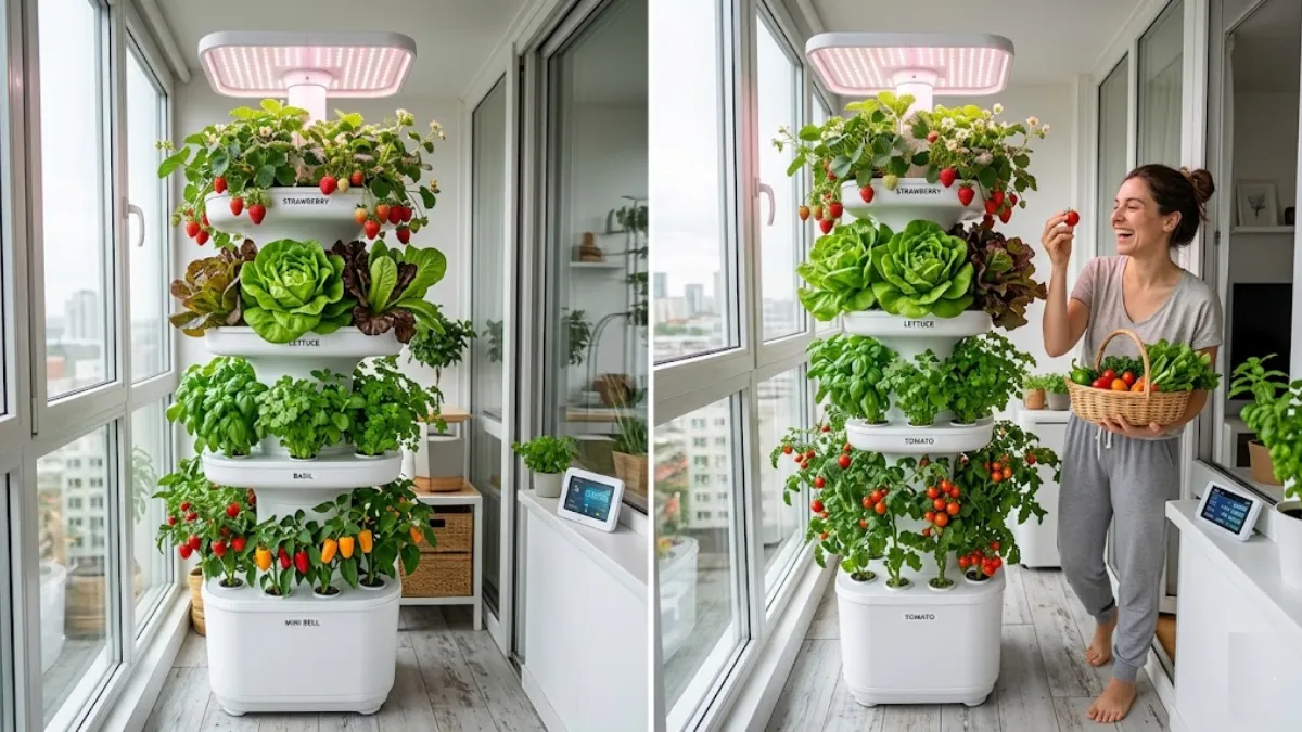 Vertical Hydroponics for Urban Apartments: Tiny Space, Big Harvest